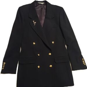 Austin Reed Black Blazer with Gold Buttons
